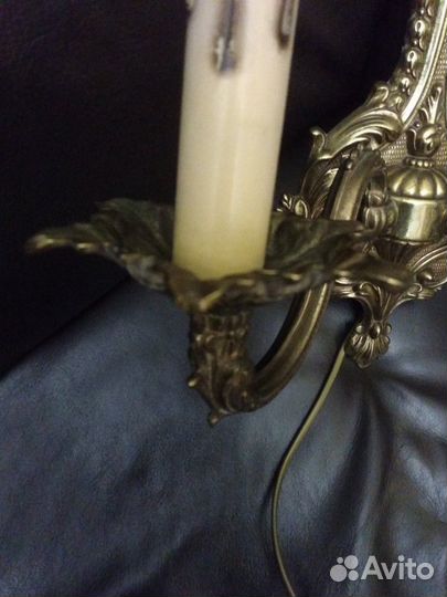 Бра бронза Антиквариат середина 20века