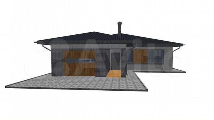 Коттедж 155 м² на участке 7,5 сот.