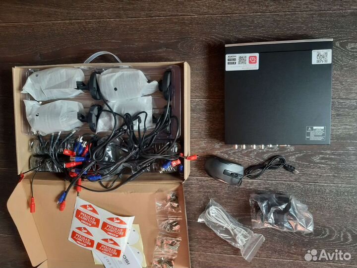 Видеонаблюдение новое комплект