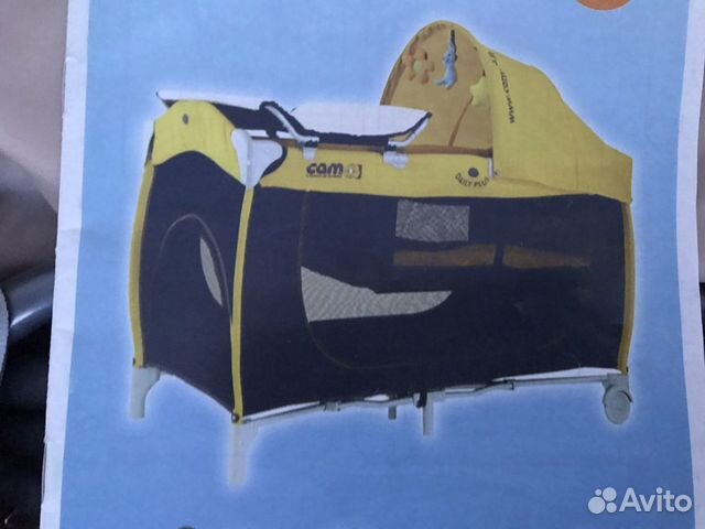 Манеж-кровать с пеленальным столиком и матрасом CA