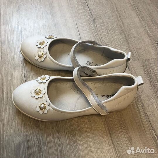 Туфли кожаные