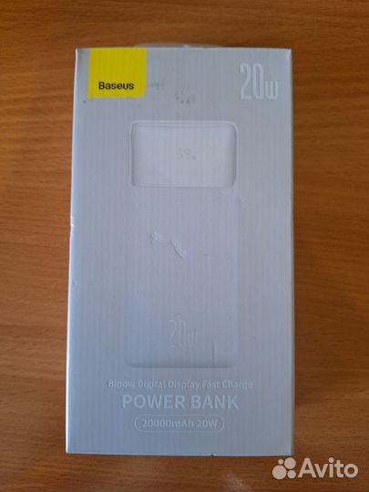 Новый powerbank Baseus 20W 20000 mA/h