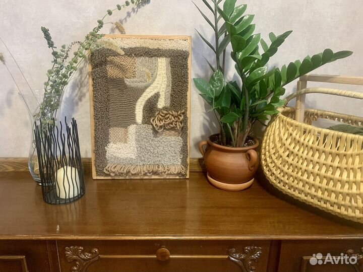 Панно картина (ковровая вышивка)