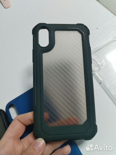 Чехол на iPhone 10 силиконовый противоударный