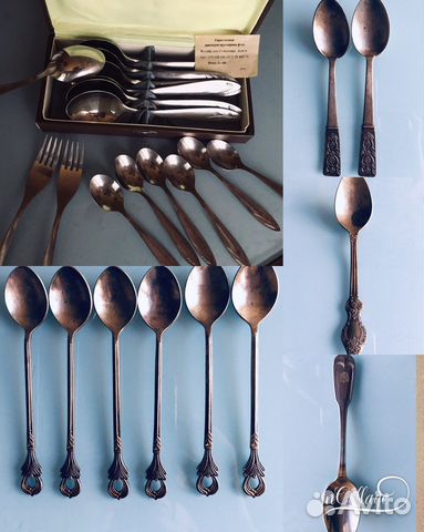 Чайные ложки мельхиоровые СССР