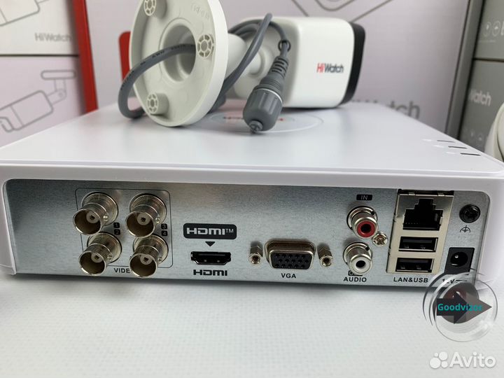 Видеонаблюдение комплект full HD
