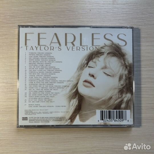 CD-диск Taylor Swift “Fearless (Taylor’s Version)”