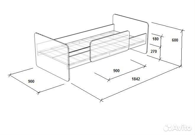 Двухъярусная кровать Легенда 3.4