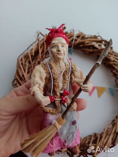 Ватные елочные игрушки