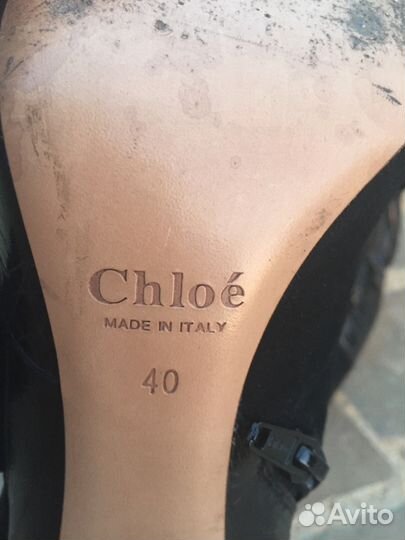 Ботильоны Chloe 40размер 26 см