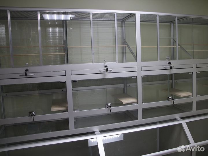 Клетки витрины для зоомагазинов