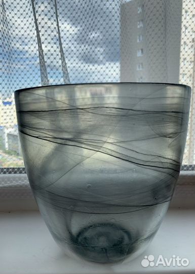 Горшок стеклянный