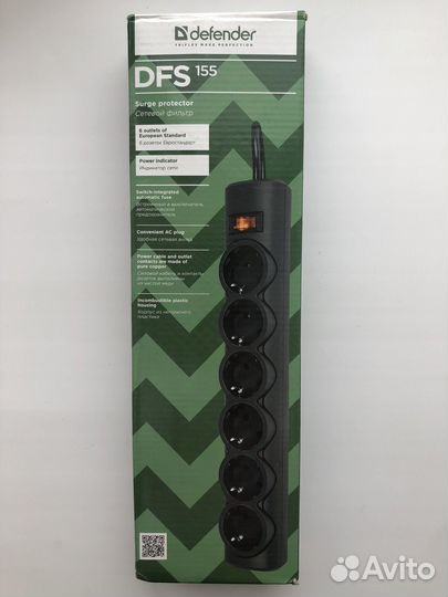 Фильтр удлинитель сетевой buro