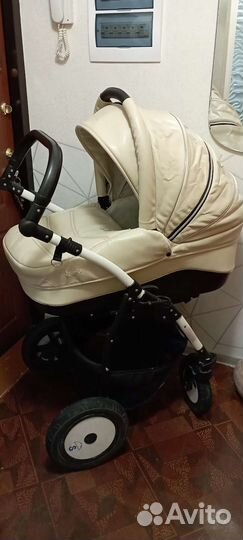 Коляска 2 в 1 эко кожа