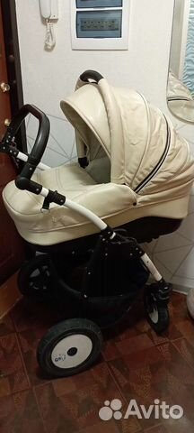 Коляска 2 в 1 эко кожа