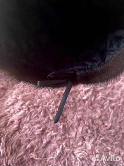 Берет меховой норковый натуральный