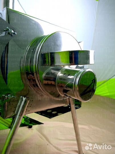 Печь туристическая Малая на 15 л. c 3D экранами