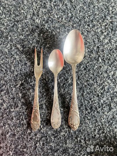 Мельхиор. Ложки кофейные, чайные, столовые