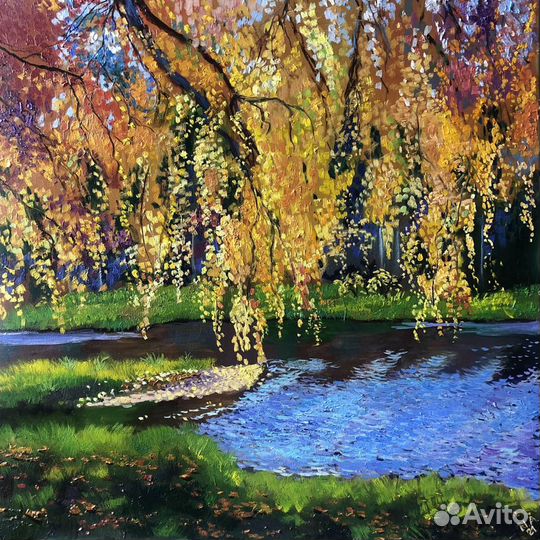 Картина маслом на холсте Цвета осени