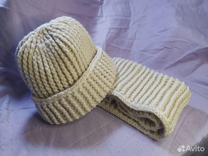 Вязанный комплект, либо снуд и шапка отдельно