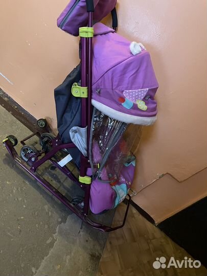 Коляска санки