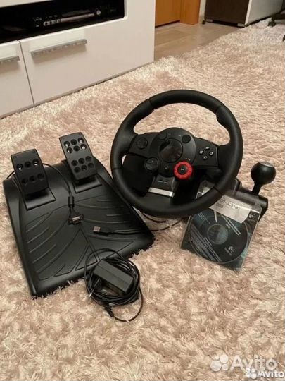 Игровой руль logitech driving force gt