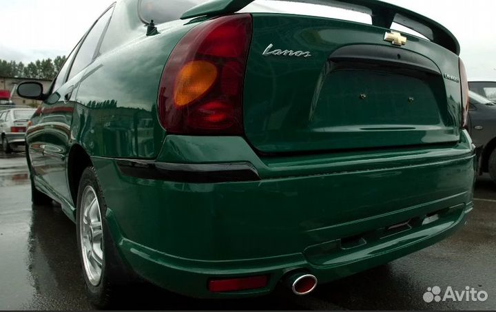 Бампер задний ланос 1998г. Новый