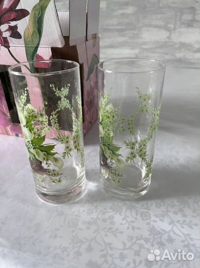 Новый набор стаканов 6 шт
