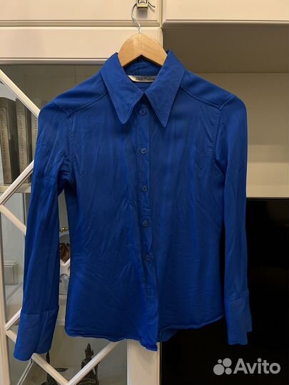 Атласная Рубашка zara