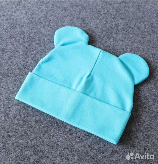 Детская шапка с ушками