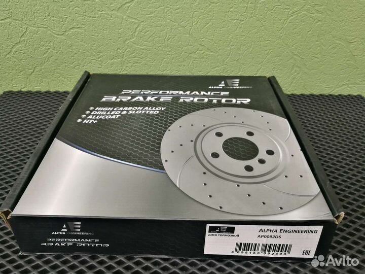 Усиленный тормозной диск Jeep Grand Cherokee WK2