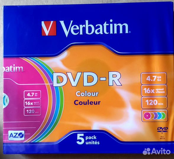 Диски (болванки) Verbatim DVD-R, DVD-RW