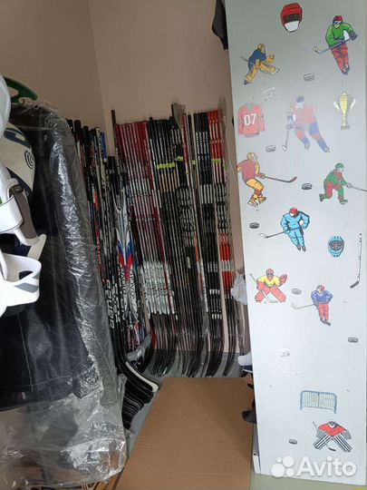 Хоккейные клюшки bauer и др