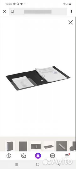 Папки для документов канцелярские- новые, скрепки