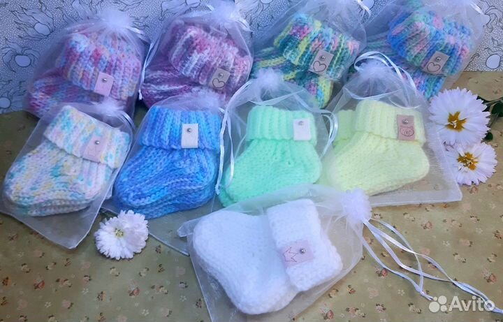 Носочки для новорожденного