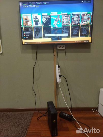 Xbox 360 прошитый freeboot + kinect (30+ игр)