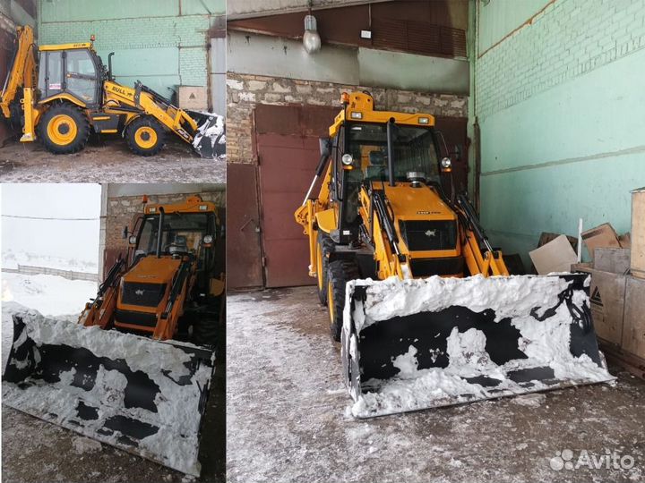 Фронтальный погрузчик экскаватор