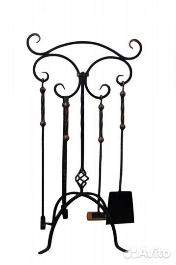 Кованый каминный набор