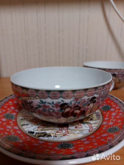Чашка с блюдцем новая japan