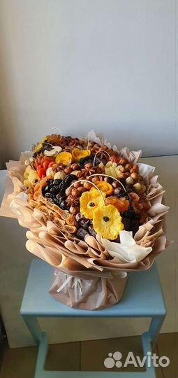 Съедобный букет, ореховые/сухофруктовые композиции