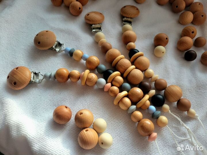 Держатели для пустышек, прорезыватели