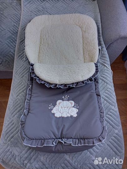 Конверт зимний из овчины