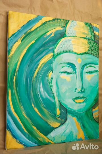 Картина акрилом на холсте