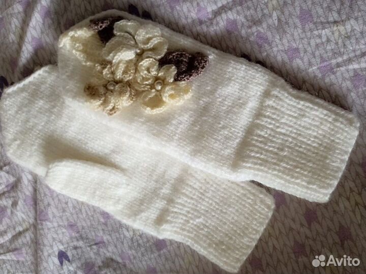 Варежки зимние женские