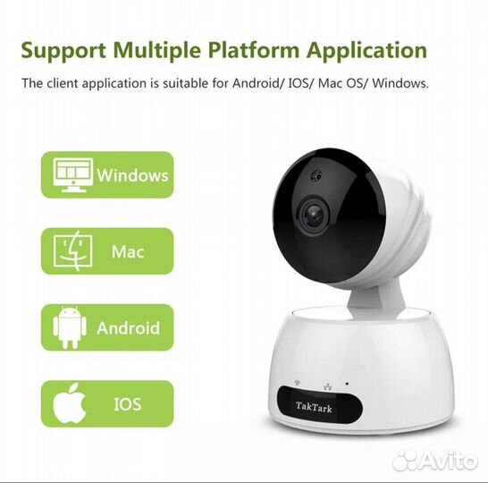 Видеокамера wi-fi видео-няня