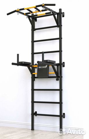 Шведская стенка Рекорд X2 (турник съемный Рукоход)
