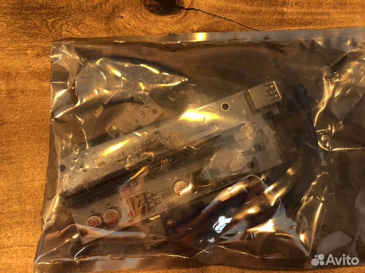 Райзер для видеокарт майнинг PCI-E SATA molex 6pin