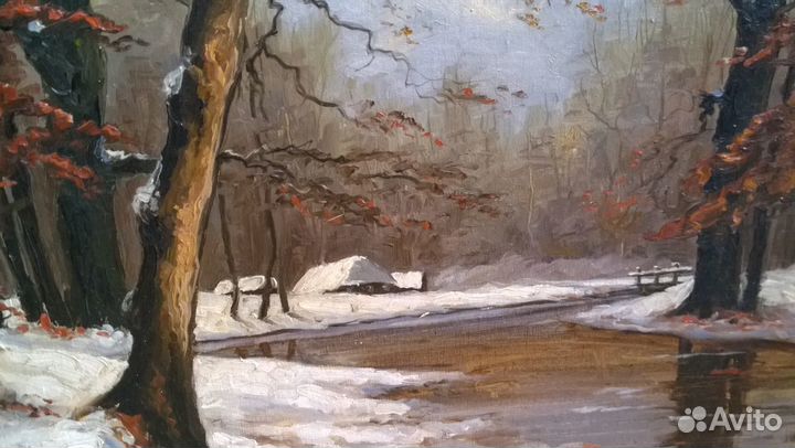 Старинная картина Sten Bille (1890-1953). Дания