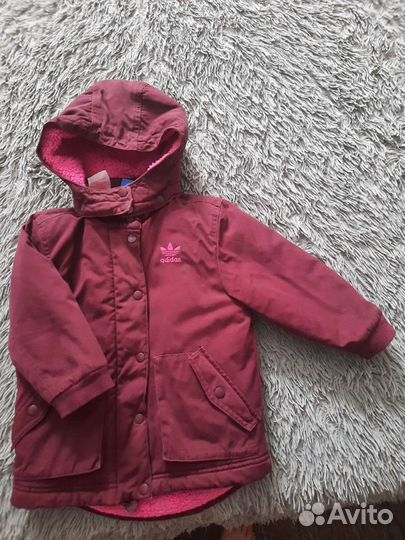 Парка для девочки оригинал Adidas
