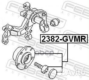 Ступица с подшипником audi A3/golf V 03- зад.(d